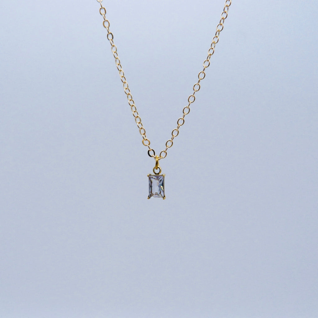 🎁 Petit pendentif en verre - Acier inoxydable (100% de réduction)