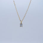 🎁 Petit pendentif en verre - Acier inoxydable (100% de réduction)