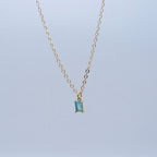 🎁 Petit pendentif en verre - Acier inoxydable (100% de réduction)