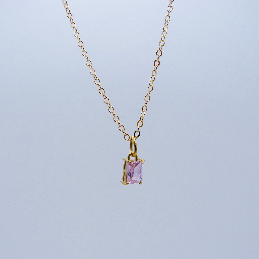 🎁 Petit pendentif en verre - Acier inoxydable (100% de réduction)