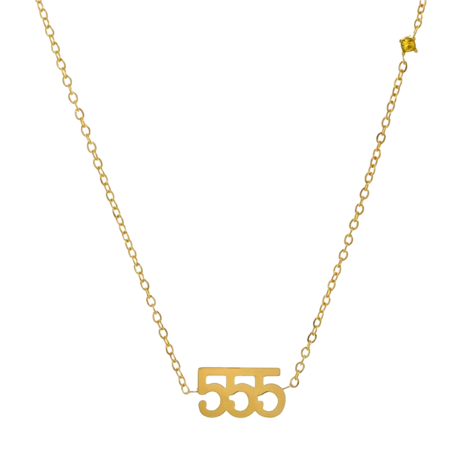555 Necklace - Waterproof Stainless Steel