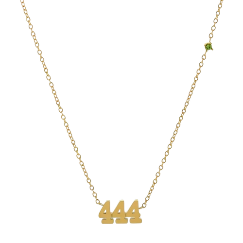 444 Necklace - Waterproof Stainless Steel