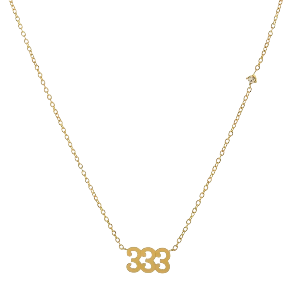 333 Necklace - Waterproof & Stainless Steel
