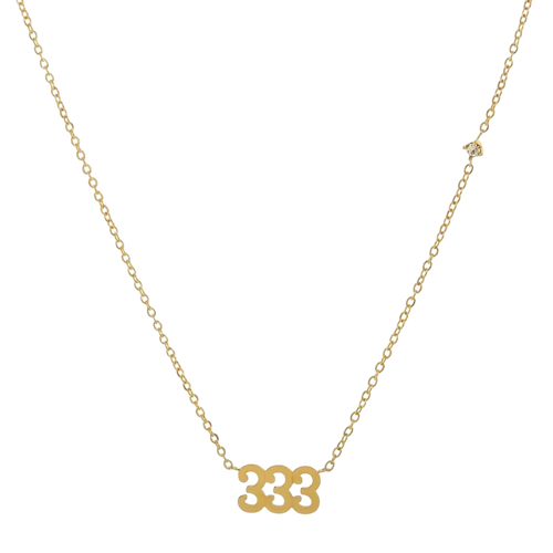 333 Necklace - Waterproof & Stainless Steel
