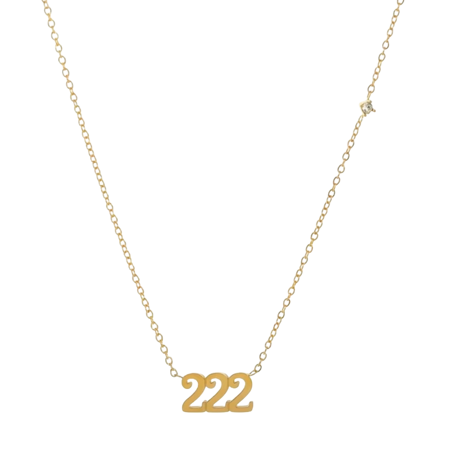 222 Necklace - Waterproof Stainless Steel
