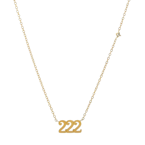 222 Necklace - Waterproof Stainless Steel