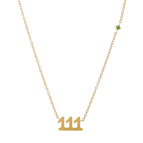 111 Necklace - Stainless Steel & Waterproof
