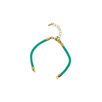 green bracelets with gold