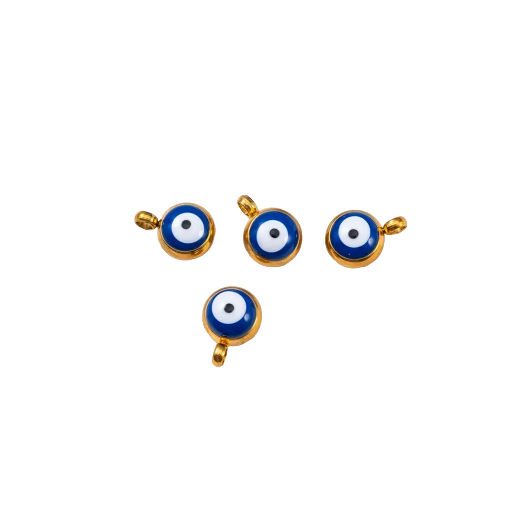 Evil Eye Charm - Stainless Steel & Hypoallergenic