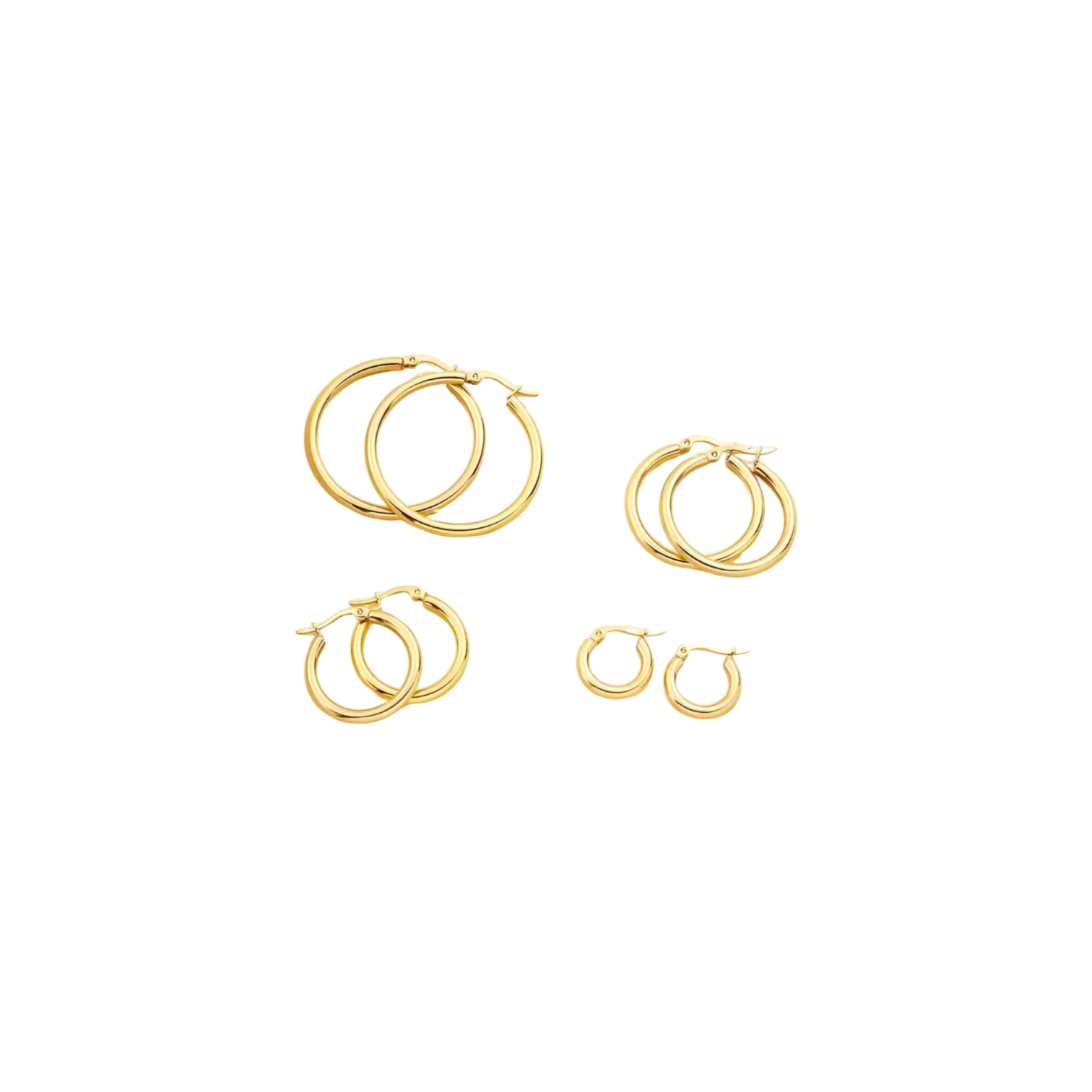 Hoop Earrings - Waterproof Stainless Steel