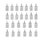 Tag initial Charms - Stainless Steel & Waterproof